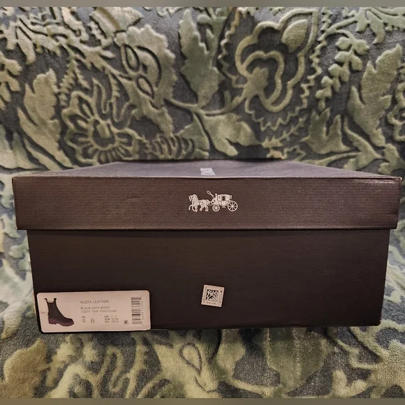 COACH Women's Alexa Leather Heeled Platform Chelsea Boots US 9 UK 7- New - Picture 6 of 8